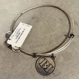 NWT Alex and Ani Block Island Charm Bangle Bracelet